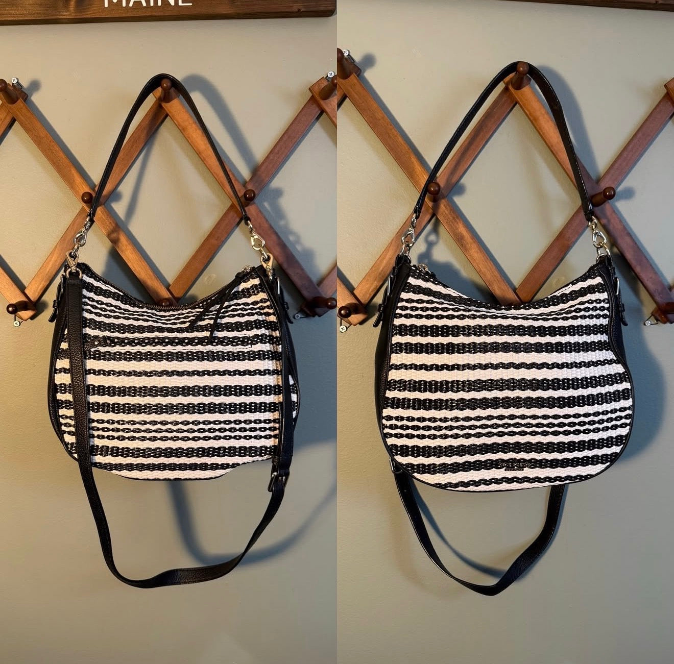 Kate Spade New York Cobble Hill Mylie Straw Shoulder Bag NWOT