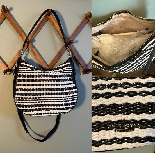 Kate Spade New York Cobble Hill Mylie Straw Shoulder Bag NWOT